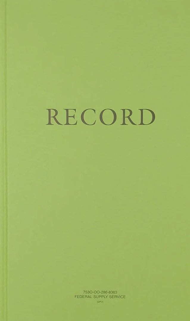 8363 Green Record Book
