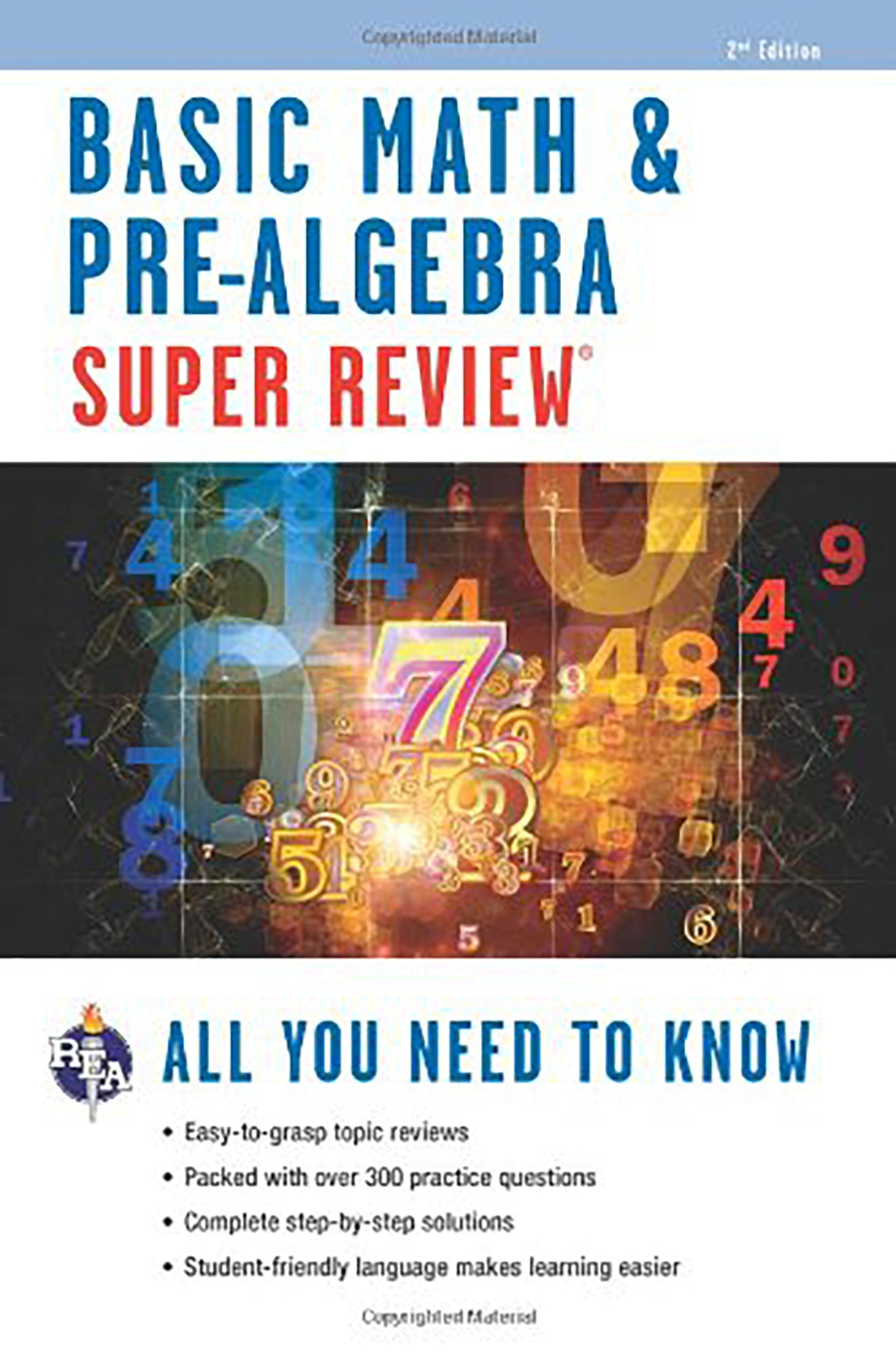 Milater Math Basic Math & Pre-Algebra Super Review: Comprehensive Guide with Over ...