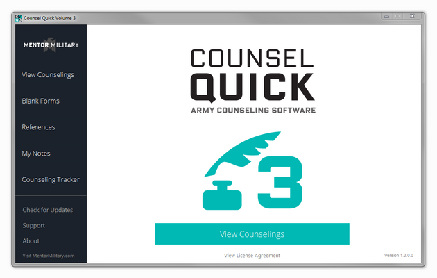 Counsel Quick: Volume 3 - Software for Army Developmental Counseling